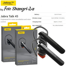 Jabra Talk 45 Bluetooth Single-Ear Ear Phone Black