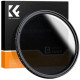 K&F Concept ND2-ND400 49mm Fader Slim Professional Variable Neutral Density Camera Lens Filter