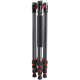 K&F Concept SA254C1 Professional Carbon Tripod designed for photographers, showcasing its lightweight and durable features in a studio setting