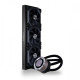 Lian Li Galahad AIO UNI FAN SL Edition 360mm Liquid CPU Cooler in sleek black design, perfect for efficient CPU cooling in gaming rigs.
