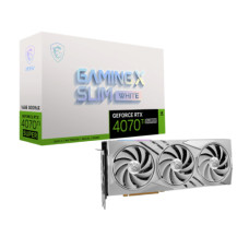 MSI GeForce RTX 4070 Ti SUPER 16G GAMING X SLIM WHITE GDDR6X Graphics Card