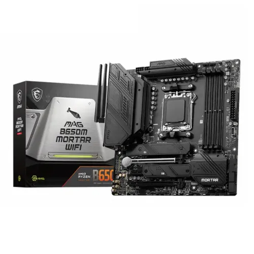 MSI MAG B650M MORTAR WIFI DDR5 AMD AM5 mATX Motherboard Unix Network | Laptop Shop | Jessore Computer City