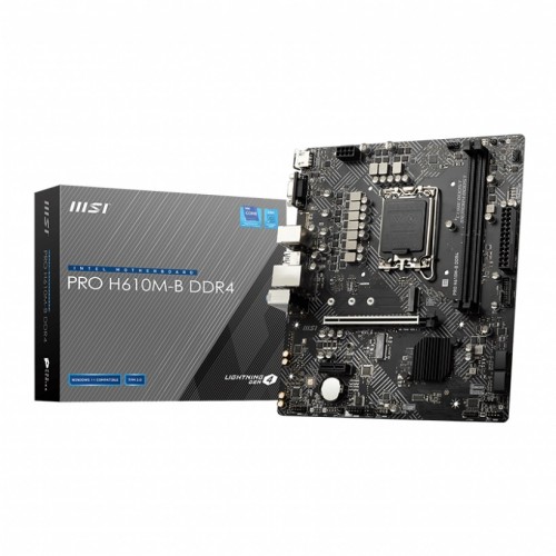 MSI PRO H610M-B DDR4 12th Gen Micro-ATX Motherboard Unix Network | Laptop Shop | Jessore Computer City