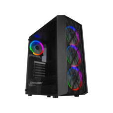 MaxGreen JX188-15 Mid-Tower RGB ATX Gaming Case