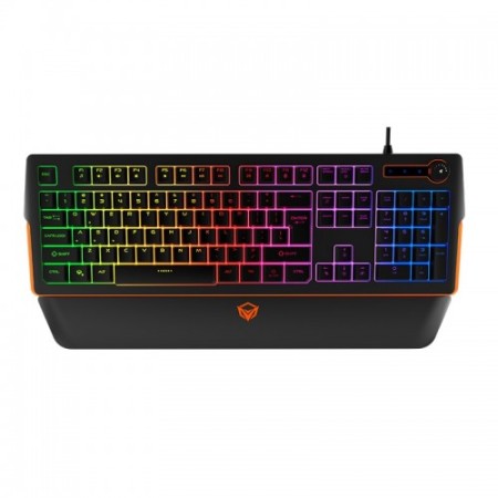 "Upgrade Your Gaming Setup with the Meetion MT-K9520 RGB Magnetic Wrist Rest Gaming Keyboard"