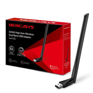 Mercusys MU6H AC650 Single Antenna High Gain Wireless Dual Band USB Lan Card Unix Network | Laptop Shop | Jessore Computer City