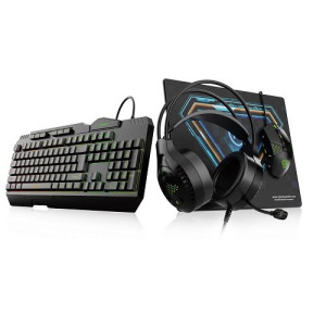 Micropack GC-410 CUPID Gaming Keyboard, Mouse, Mousepad & Headset Combo Unix Network | Laptop Shop | Jessore Computer City