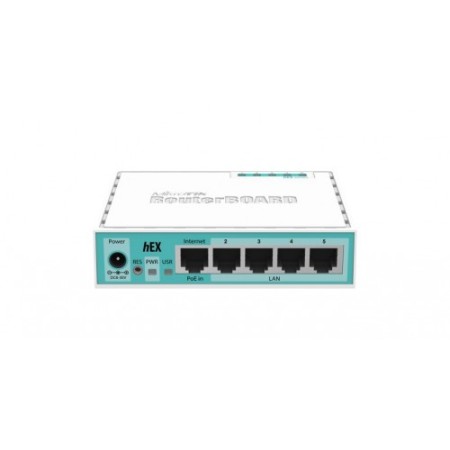 Introducing the Mikrotik Hex RB750GR3: Your Ultimate Gigabit Ethernet Router in a Sleek Plastic Body
