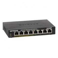 Netgear GS308P 8-Port Gigabit Ethernet Unmanaged Switch with 4-Port PoE Netgear GS308P 8-Port Gigabit Ethernet Unmanaged Switch with 4-Port PoE
