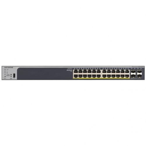 Netgear GS728TP 24 + 4 SFP Port Pro Safe Gigabit PoE Manage Switch Unix Network | Laptop Shop | Jessore Computer City