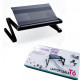 Omeidi T6 Laptop Stand showcasing its cooling feature and ergonomic design for better comfort