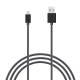 Orico 3A Nylon Braided USB A to Micro B Charge and Sync Cable, 1 meter long, ideal for fast charging and data transfer