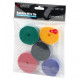 Orico CBT-5S 1M reusable hook and loop cable ties in various colors, ideal for organizing and managing cables at home or office