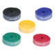 Orico CBT-5S 1M reusable hook and loop cable ties in various colors, ideal for organizing and managing cables at home or office