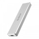 Orico PVM2 Mini Clip-open M.2 SSD Enclosure showcasing its sleek design and features