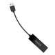 Orico UTJ-U2 USB 2.0 to RJ45 Ethernet Adapter shown with cable connections and sleek design, perfect for enhancing network connectivity