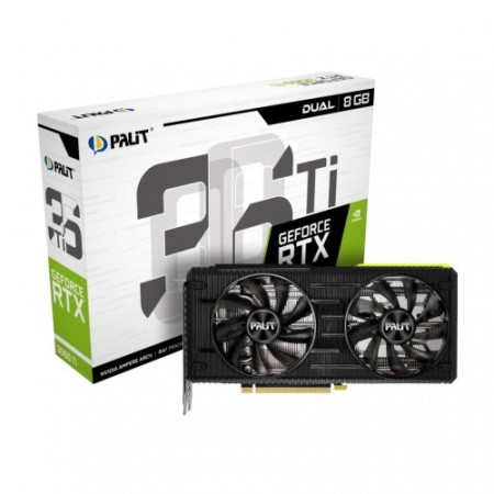 Unleash Ultimate Gaming Performance with the Palit GeForce RTX 3060 Ti Dual 8GB GDDR6 Graphics Card