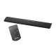 Panasonic SC-HTB8 2.0 Channel Sound Bar displayed in a modern living room setting