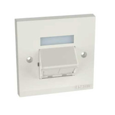 Panduit Pan-Net CFPUKS2SIWY Dual Port Faceplate