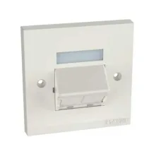 Panduit Pan-Net CFPUKS2SIWY Dual Port Faceplate
