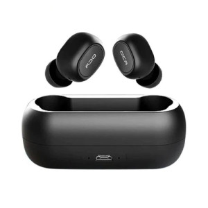 QCY T1 TWS Bluetooth Dual Earbuds Black with Charging Port Unix Network | Laptop Shop | Jessore Computer City