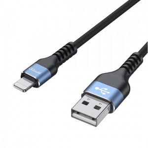 QGeeM CC01-1 Male to Lightning Charging & USB Data Cable Unix Network | Laptop Shop | Jessore Computer City