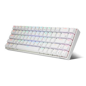 RK ROYAL KLUDGE RKG68 Hot Swappable Blue Switch Wireless Mechanical Gaming Keyboard White Unix Network | Laptop Shop | Jessore Computer City