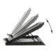 Redragon GCP500 IVY RGB Backlighting Laptop Cooler showcasing stylish design and cooling features