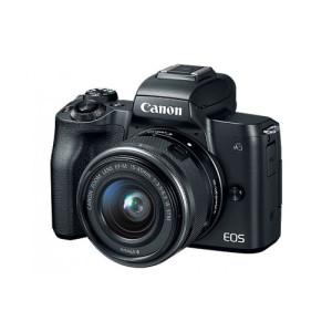 CANON EOS M50 24.1MP WITH 15-45MM IS STM LENS 4K WI-FI MIRRORLESS CAMERA