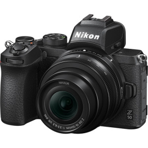 NIKON Z50 Mirrorless Wi-Fi Digital Camera with 16-50mm Lens and FTZ Adapter