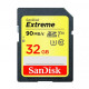 SanDisk Extreme 32GB SDHC UHS-I Memory Card with 90mbps speed, ideal for photography and videography, available at Unix Network in Jashore.