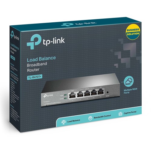 TP-Link TL-R470T+ 5-Port Multi Wan Load Balance Broadband Router Unix Network | Laptop Shop | Jessore Computer City