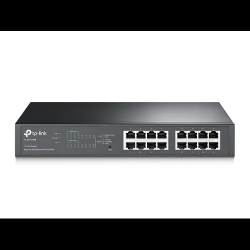 TP-Link TL-SG1016PE 16-Port Gigabit Easy Smart PoE Switch with 8-Port PoE+ Unix Network | Laptop Shop | Jessore Computer City
