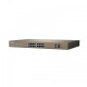 Tenda TEF1118P-16-150W switch showcasing 16 PoE ports and Gigabit/SFP slots for efficient networking in Bangladesh