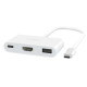 UGREEN 30377 USB-C HDMI Multiport Adapter White ABS