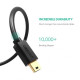 UGreen 10355 USB 2.0 A Male To Mini 5 Pin cable 1M, ideal for connecting devices with mini USB ports, showcasing its durability and flexibility.