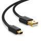UGreen 10355 USB 2.0 A Male To Mini 5 Pin cable 1M, ideal for connecting devices with mini USB ports, showcasing its durability and flexibility.