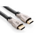 UGreen 11195 HDMI cable featuring a sturdy metal connector and nylon braid, perfect for connecting devices with high-quality video output.