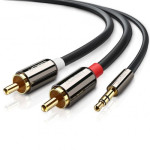 Ugreen 10591 5 Meter 3.5mm Male to 2RCA Male Audio Cable