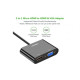 Ugreen Micro HDMI Male to HDMI & VGA Female Converter #30355 2026 jessore bd