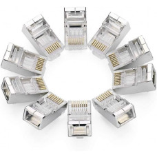 Ugreen RJ45 Cat 6 Shielding Crystal Connector 10 Pcs (1Pack) #20333 Ugreen RJ45 Cat 6 Shielding Crystal Connector 10 Pcs (1Pack) #20333
