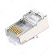 Ugreen RJ45 Cat6 FTP modular plugs pack of 100 for secure and fast network connections, ideal for computer setups in Bangladesh.
