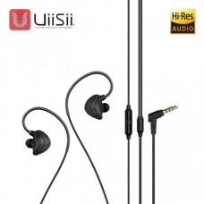 UiiSii CM5 Sports Headphones with Mic and Remote, Comfortable Graphene Coaxial Design, and Stereo Bass Earbuds