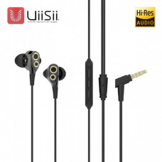 UiiSii T8S Triple Driver Earbuds Noise Reduction and Deep Bass with Mic Volume UiiSii T8S Triple Driver Earbuds Noise Reduction and Deep Bass with Mic Volume