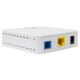 VSOL 1GE Secure EPON ONU device showcasing its sleek design and connectivity options for efficient networking