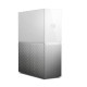 Western Digital My Cloud Home 4TB HDD showcasing sleek design and connectivity options for data storage and backup purposes