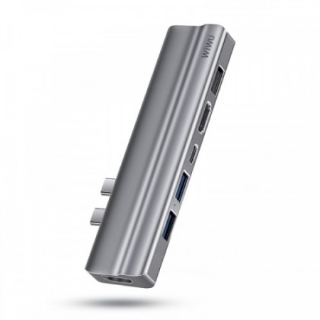 "Enhance Your Connectivity with the WiWU T9 8-in-1 Unibody Design Aluminum Alloy Type-C Hub"