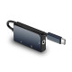 Wiwu LT02 Pro Type-C to Type-C and 3.5mm Audio Adapter with sleek design and high-quality audio performance, available at Unix Network in Jashore.