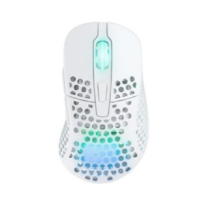 Xtrfy M4 RGB Wireless Ultra-Light Gaming Mouse White Unix Network | Laptop Shop | Jessore Computer City