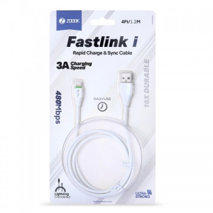 ZOOOK Fastlink i Lightning Rapid Charge & Sync Cable Unix Network | Laptop Shop | Jessore Computer City